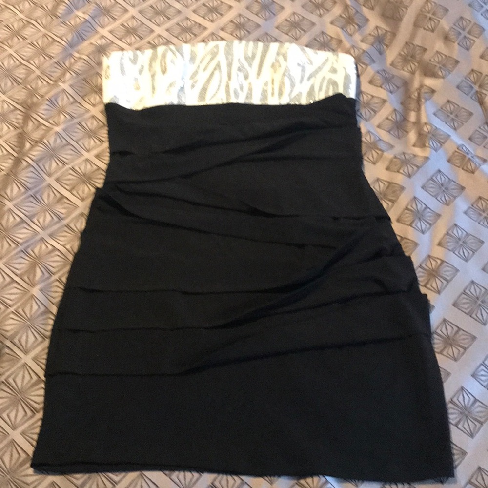 Strapless party dress